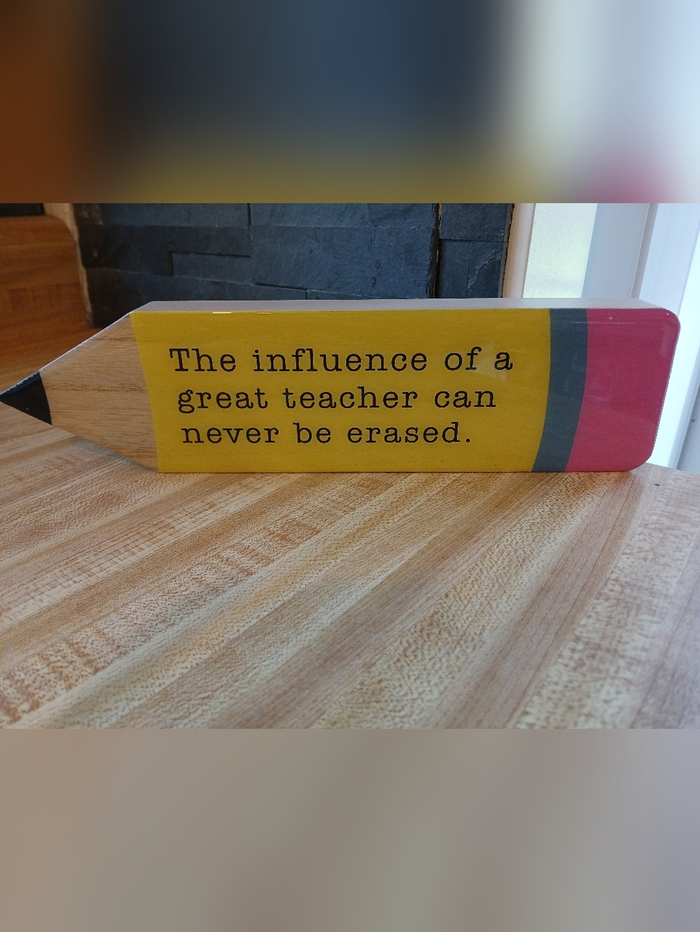 Teacher Wood Decor NWT